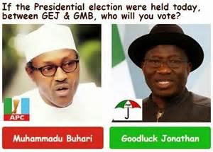Buhari and Jonathan for poll