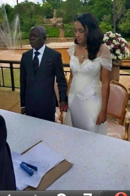 Oshiomhole and new wife