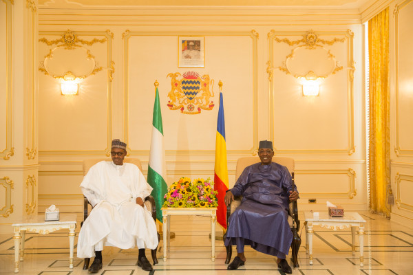 Buhari With His Chadian Counterpart