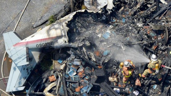 Plane crash in Tokyo