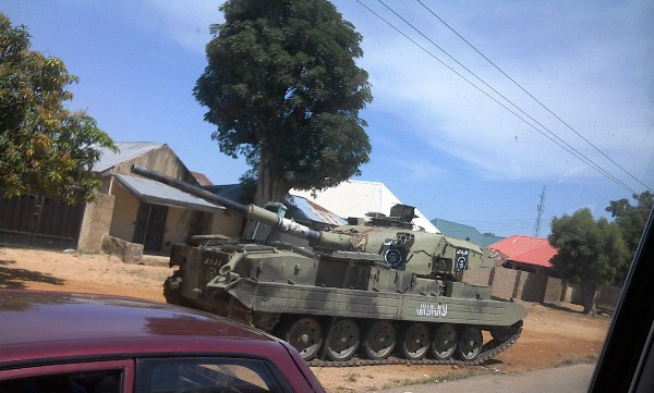Boko Haram's armoured tanks