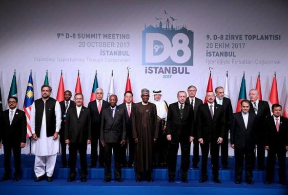 President Muhammadu Buhari and D8 Memebrs at Istanbul, Turkey