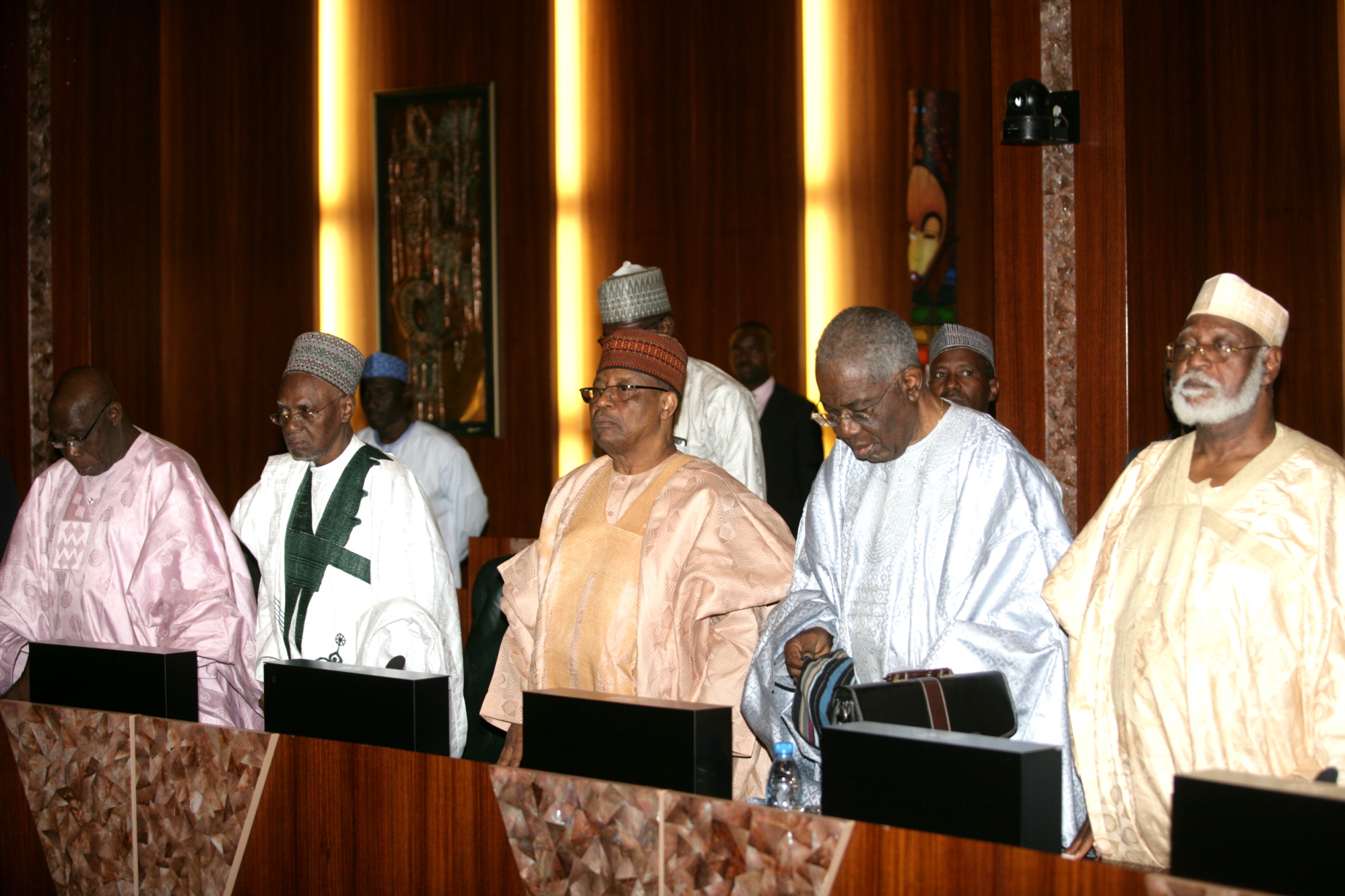 Council Of State Meeting At Presidential Villa, Abuja, Today