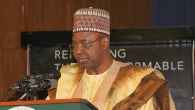 Namadi Sambo addressing business men