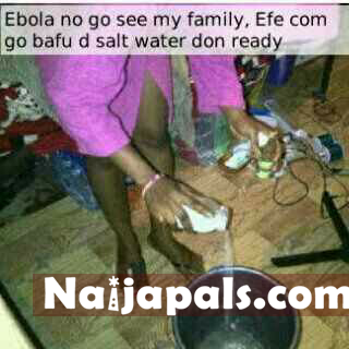 Nigerians Bow To Bathing In Water With Salt As Ebola Prevention; Expert Cautions