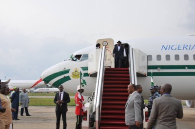 jonathan returns to nigeria