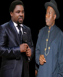 Tb Joshua and President Jonathan