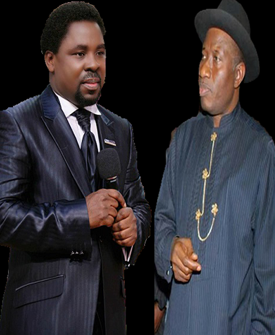Jonathan Visits “Prophet” T.B Joshua, Says I’ve Come On Condolence