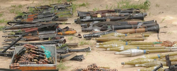 Weapons Surrendered by Boko Haram