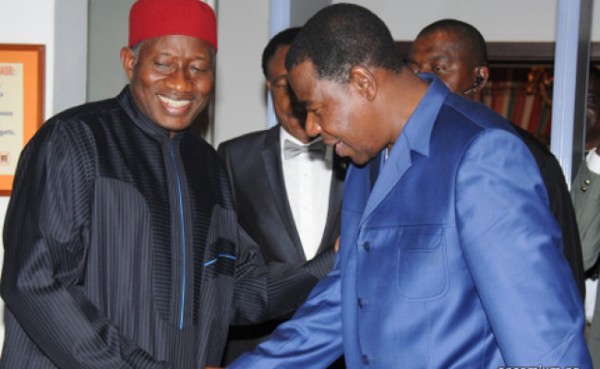 President Goodluck Jonathan and Boni Yayi
