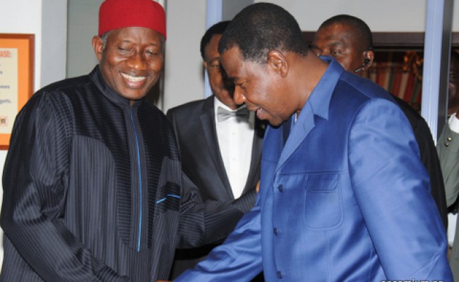Presidents Jonathan, Yayi Flag-Off Construction Of Seme-Krake Joint Border Post: Jonathan Leaves For Pilgrimage In Israel