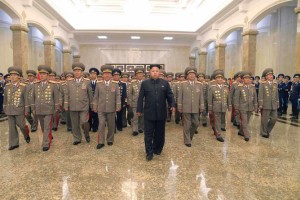 Kim Jong-un in Pyongyang, North Korea