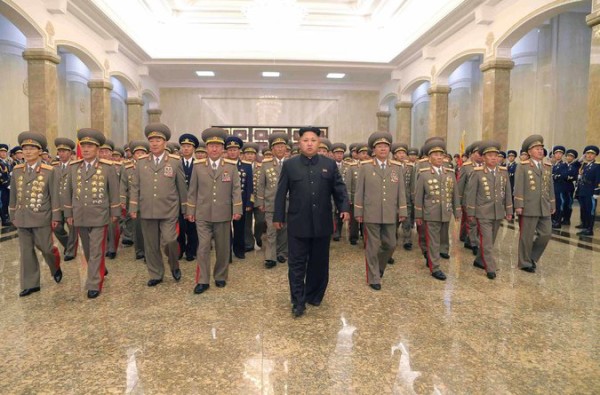 Kim Jong-un in Pyongyang, North Korea