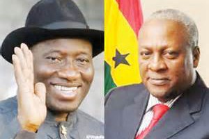 Jonathan and Ghana President