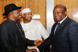 Jonathan and mahama in abuja