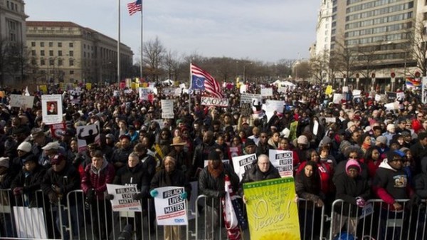 US Protesters