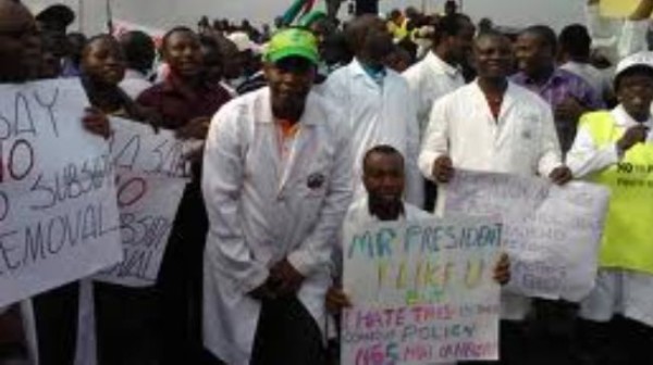 Health Workers on strike