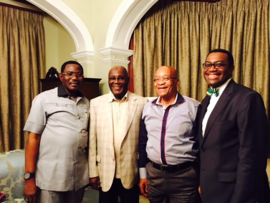 Atiku, President Zuma adn others