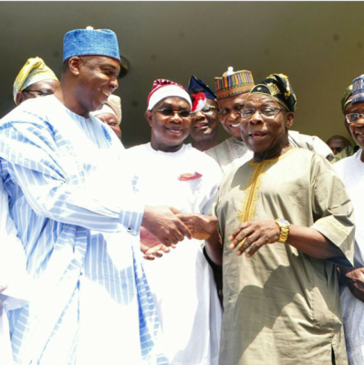 Saraki visits Obasanjo