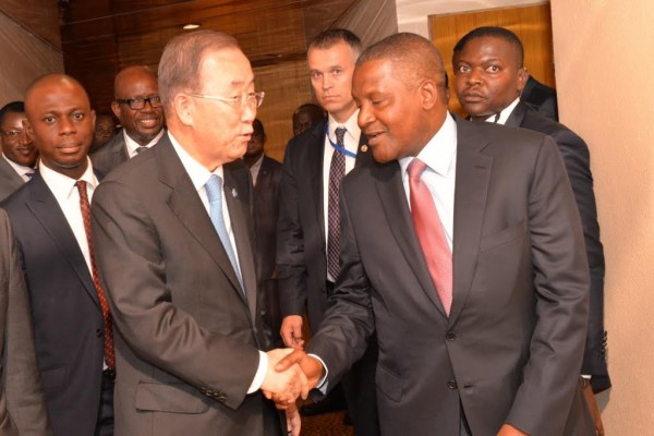Dangote as world influential personality