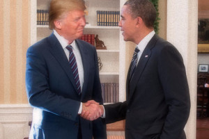 Obama and Trump
