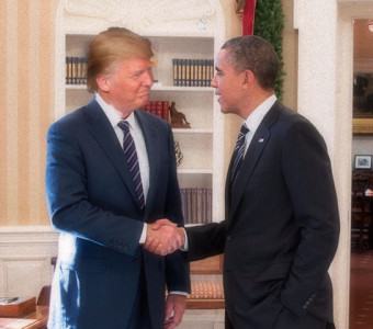 Obama and Trump