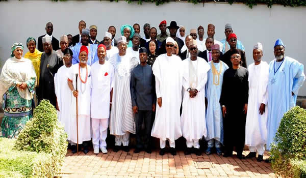 President Muhammad Buhari and his Cabinet