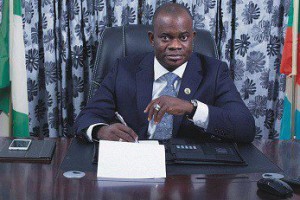 Yahaya Bello happy