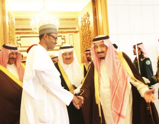 Buhari in saudi
