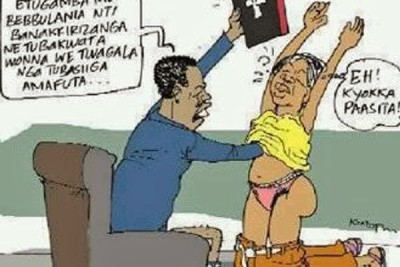 Fake pastor cartoon