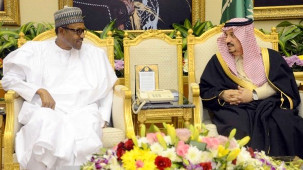 Saudi king Salma and Buhari