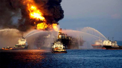 Blown up oil