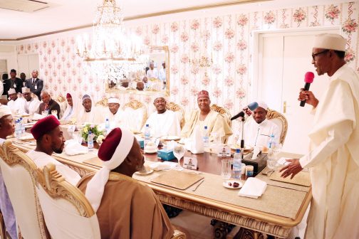 Buhari Appeals To Religious Leaders To Help Him Give Message Of Hope To Nigerians