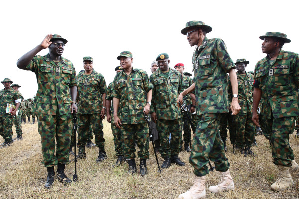 Buhari in Dansadau Army