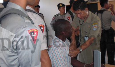 Indonesia security personnel