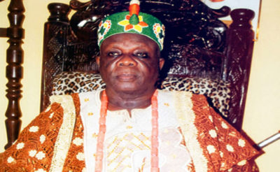 Abducted Lagos monarch Oba Yushau Oseni