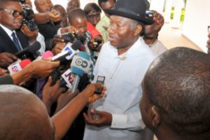 Jonathan talks to press