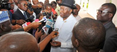 Jonathan talks to press