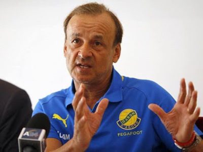 Super Eagles Tactician Gernot Rohr