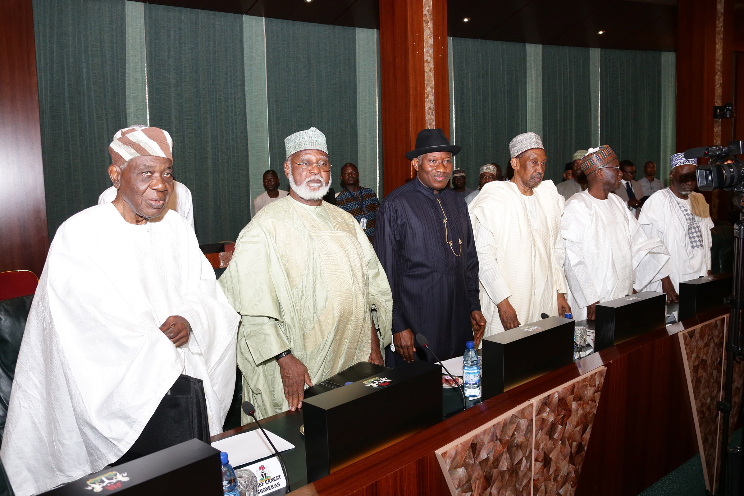 Old Nigerian Leaders Rise Up For The Nation