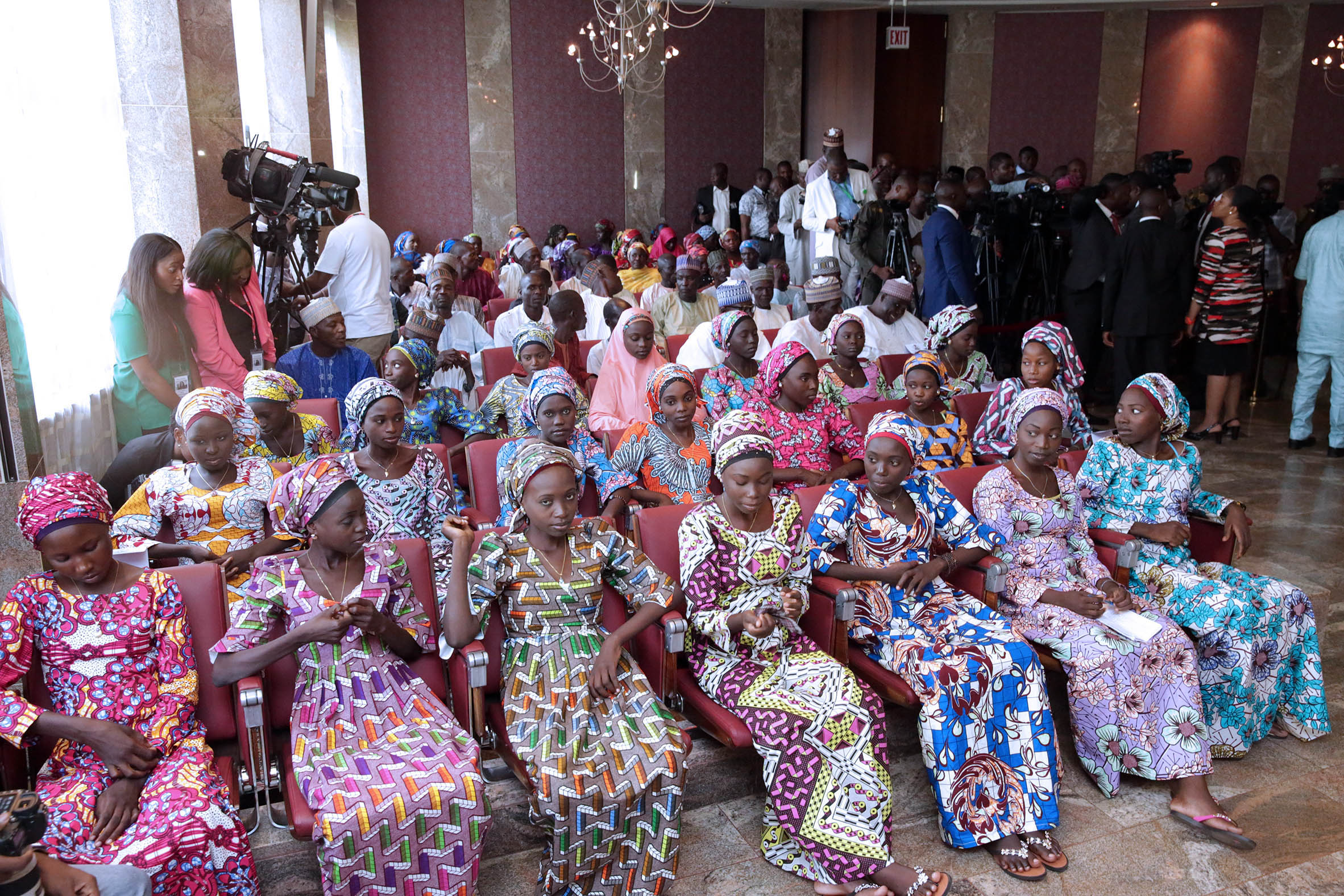 Federal Government ‘Adopts’ 21 Released Chibok Girls, Parents Complain