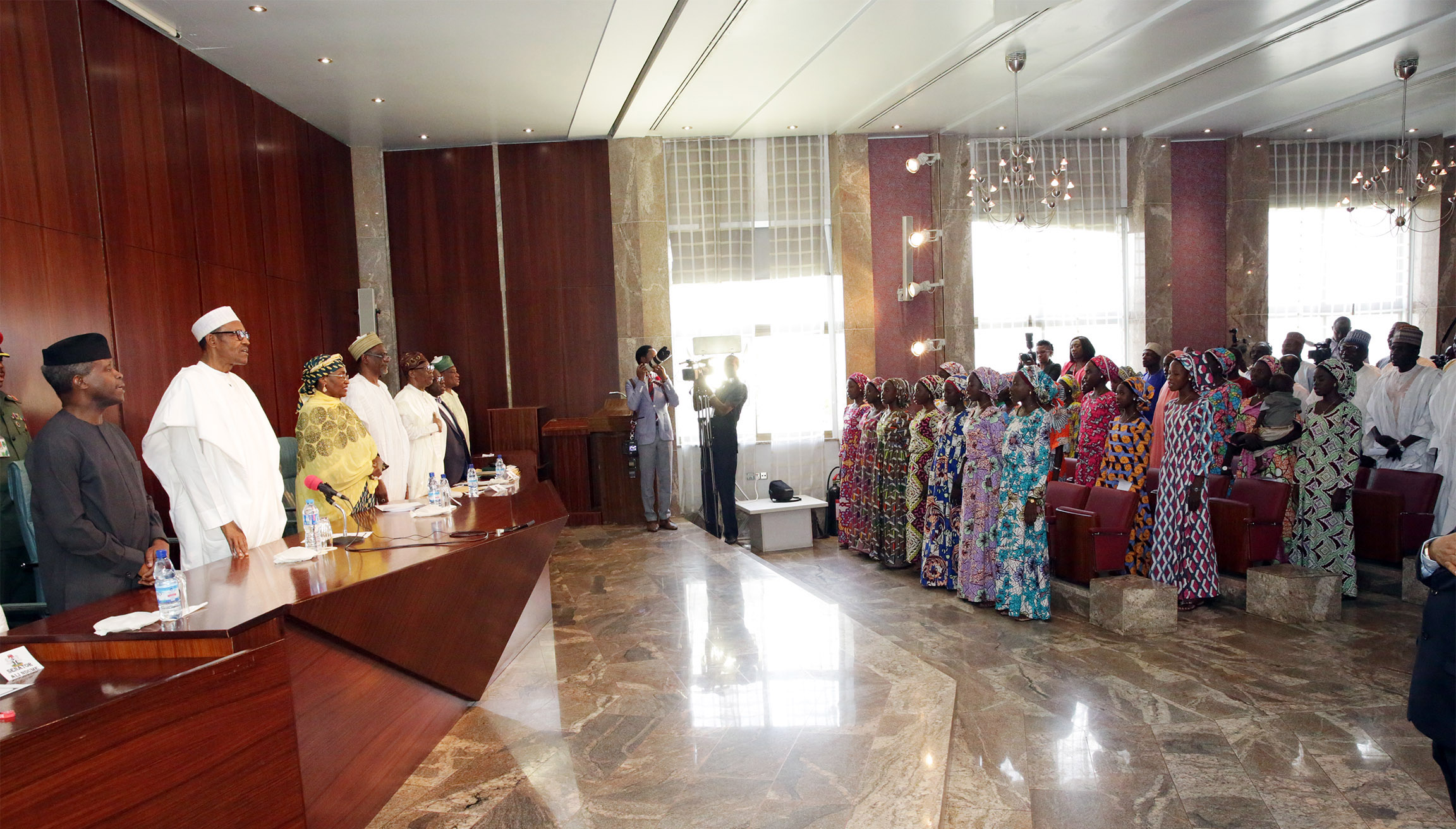 President Buhari And His 21 Symbolic Daughters