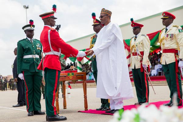 Be Prepared To Fight Divisive Elements, To Keep Nigeria One, Buhari Tells Graduating Soldiers