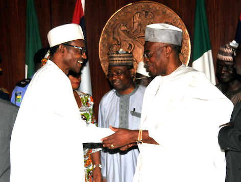 President Muhammadu Buhari and Gen TY Danjuma