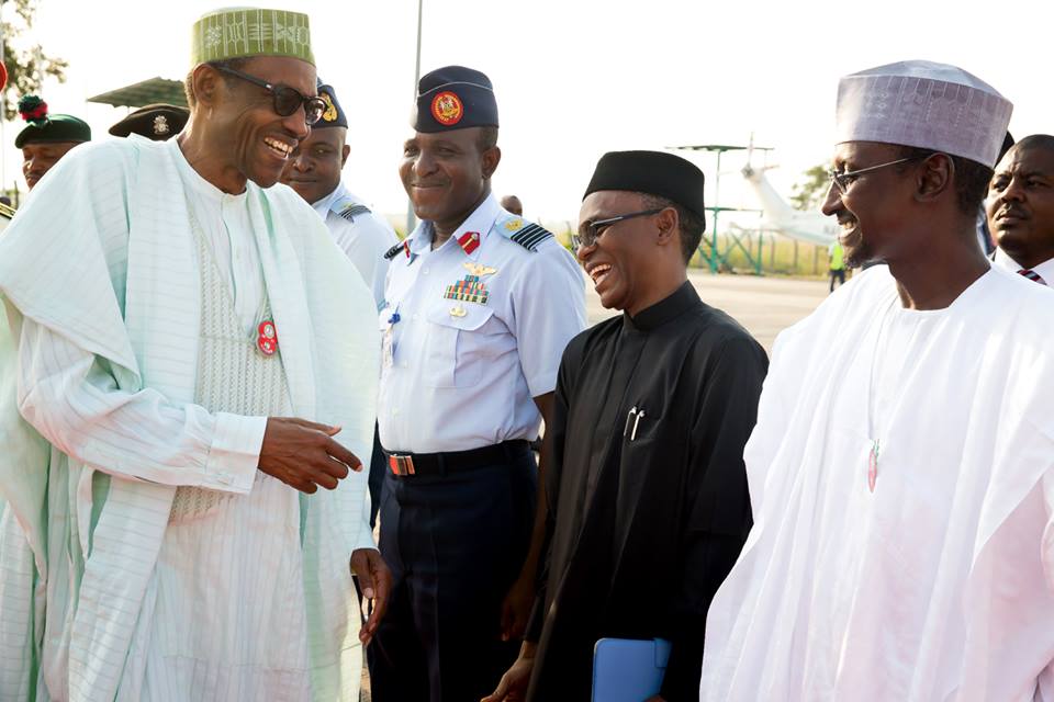 Buhari, Nasiru, Muhammad In Hearty Laughter Over Presidential Jokes
