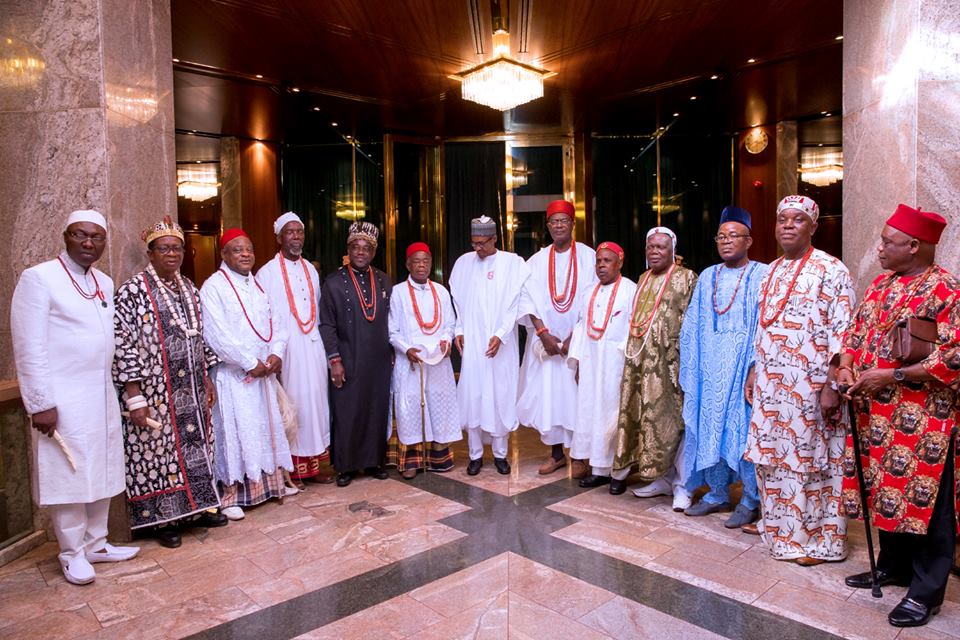Biafran Republic Agitators Are Wasting Their Time, Buhari Tells South East Royal Fathers
