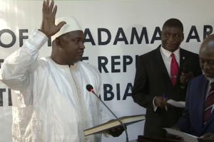 Adama Barrow sworn in as Gambian President