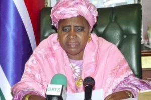 Gambian VP Aja Dr Isatou Njie Saidy