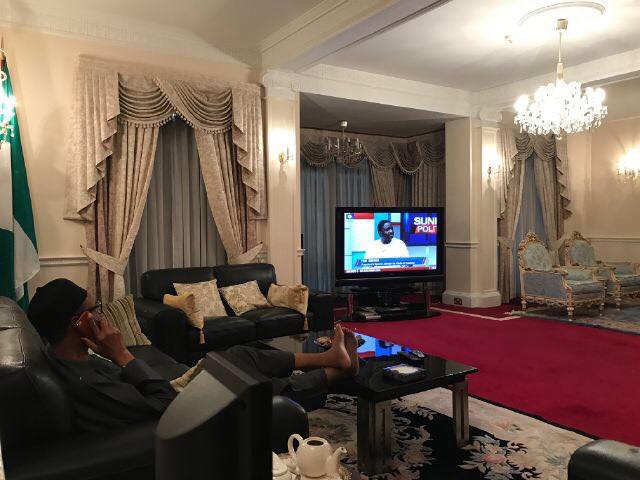 President Buhari in UK