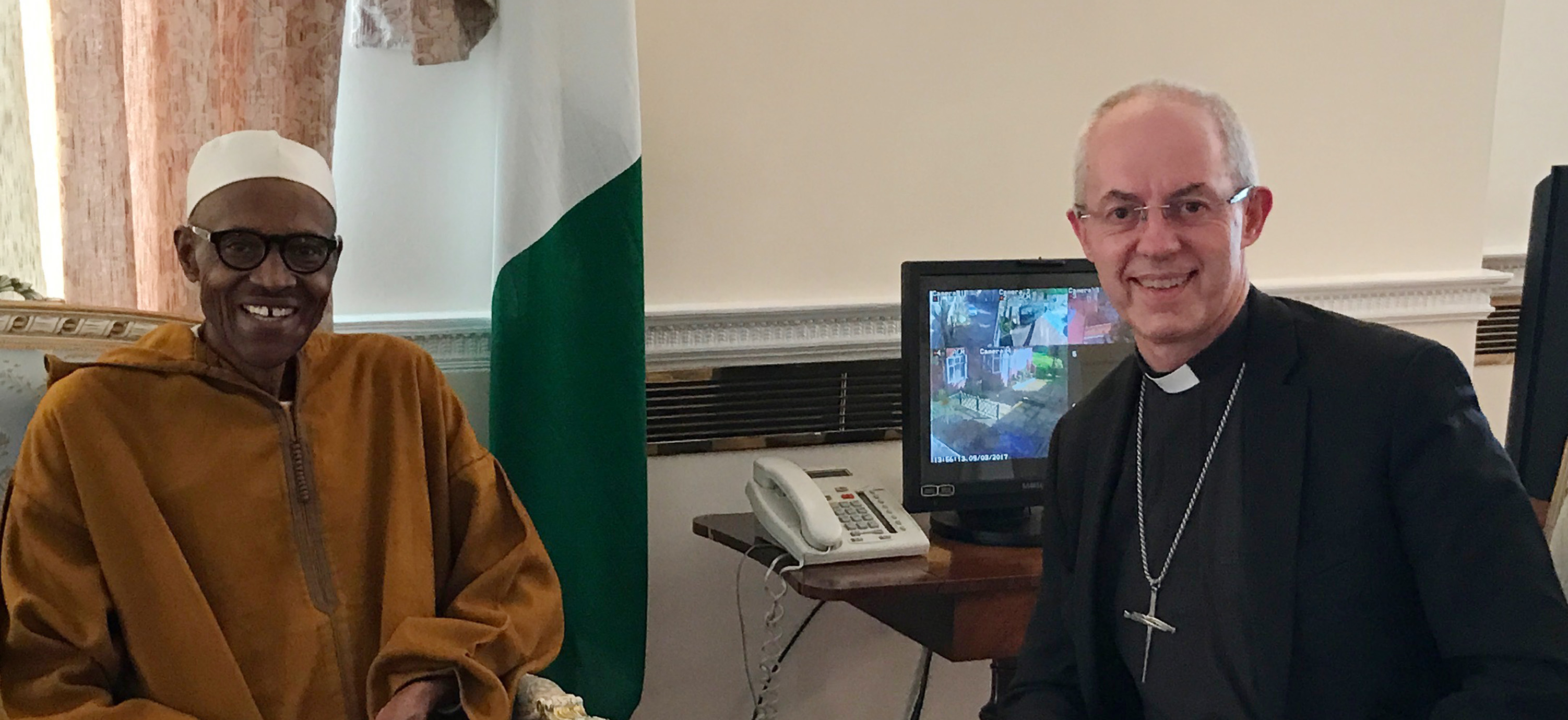 Buhari Fetes Arch Bishop Of Canterbury In London